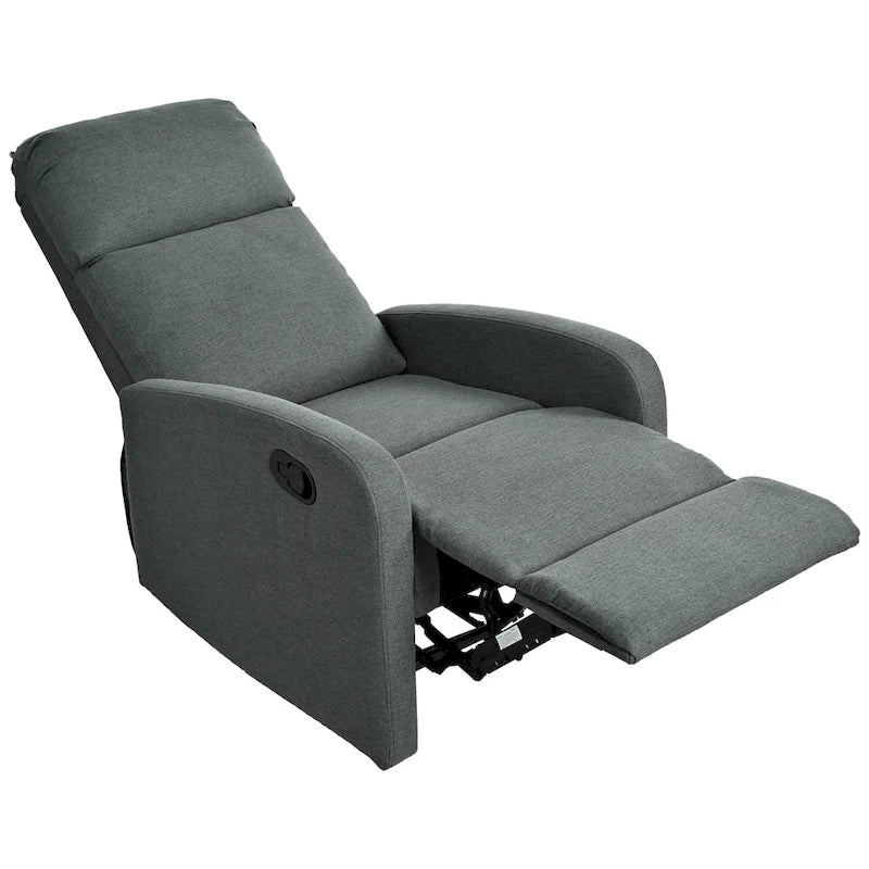 Modern Recliner Manual Recliner Home Theater Manual Recliner Chair with Adjustable Backrest for Living Room
