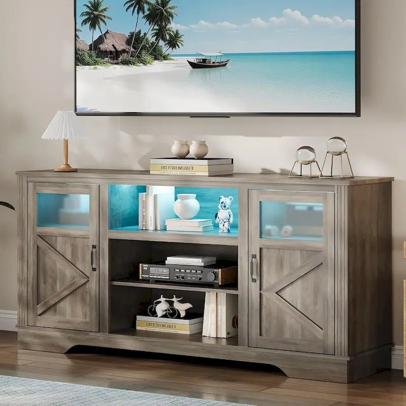 LED TV Stand for 65/60/55 Inch TV