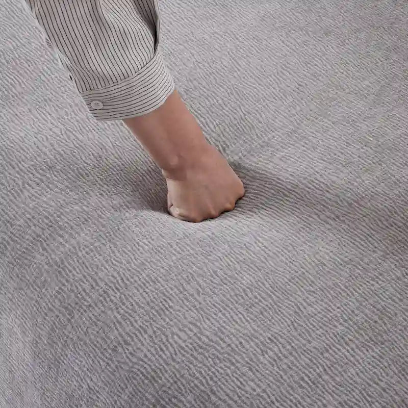 111 Polyester L-Shape Modular Sectional Sofa with High-Density Foam, 27 Deep Seat and Anti-Wrinkle Chenille Fabric