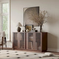 Buffet Sideboard With Solid Wood Doors