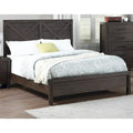 Queen Bed with X-Design Headboard - Espresso