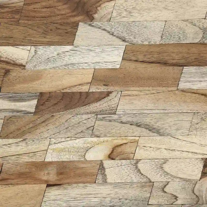 Coffee Table with V-Shaped Legs - Grey Wood