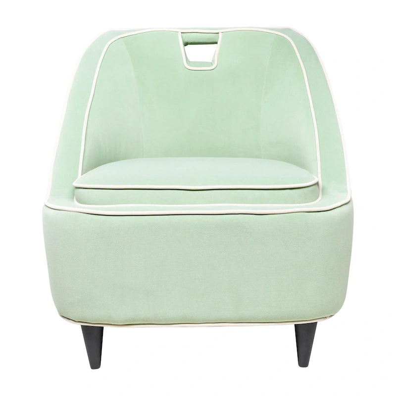 Sagebrook Home Modern Upholstered Two Toned Accent Chair - 28 x 30 x 31