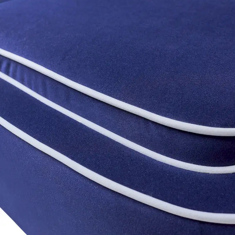 Two-Tone Upholstered Accent Chair - Green/Blue, Single Seat