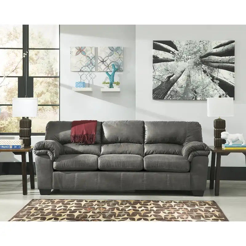 Upholstered Sofa - Slate/Coffee, Multi-Person