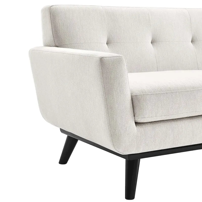 Engage Herringbone Fabric Loveseat