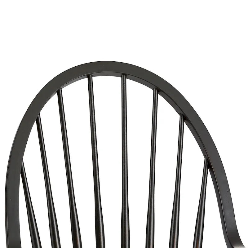 Windsor Back Arm Chair - Black