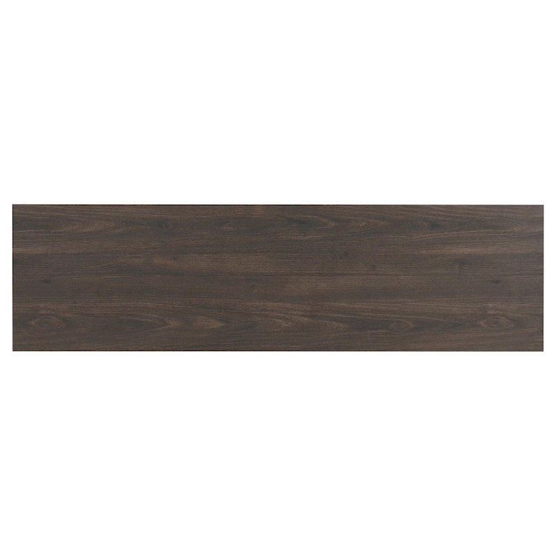 TV Stand with Electric Fireplace - Gray/Black/Brown, 58"