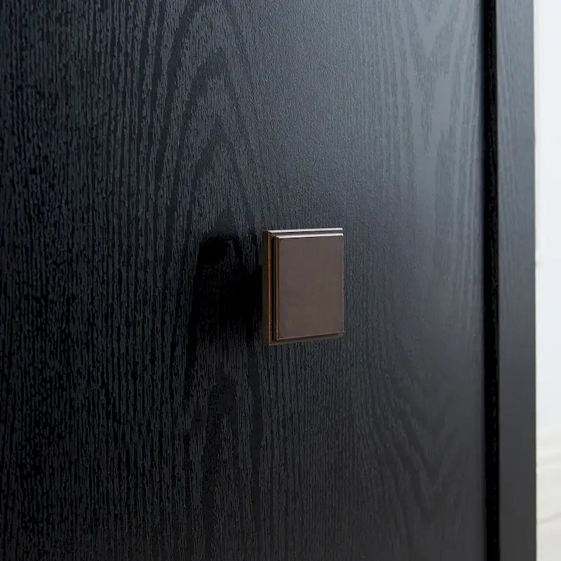 TV Stand with Electric Fireplace - Gray/Black/Brown, 58"