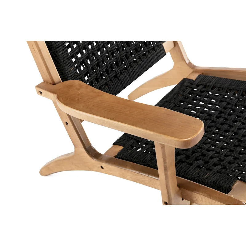 Woven Rope Accent Armchair - Single Seat