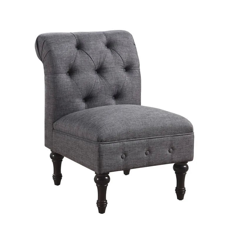 Rosevera LaGuardia Slipper Chair, Chesterfield, Armlesschair