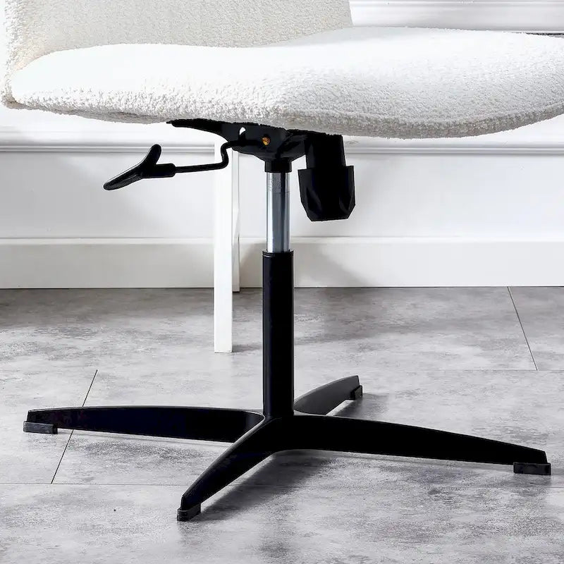 Adjustable 360 Swivel Office Chair With Black Foot