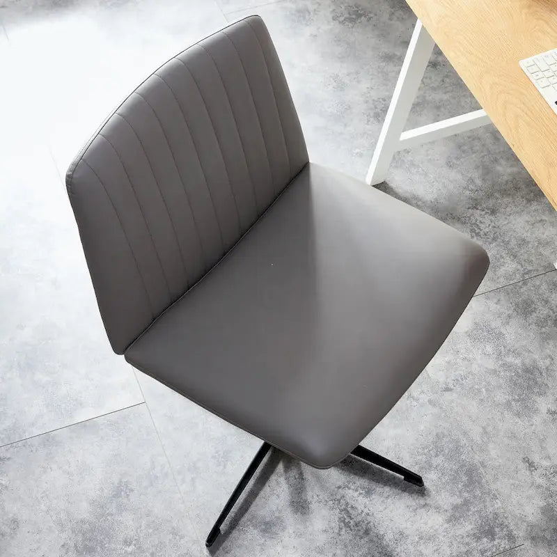 Adjustable 360 Swivel Office Chair With Black Foot