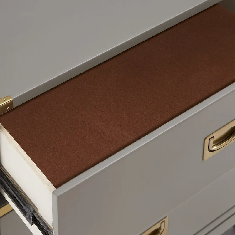 Kedric 3-drawer Goldtone Accent Nightstand by iNSPIRE Q Bold