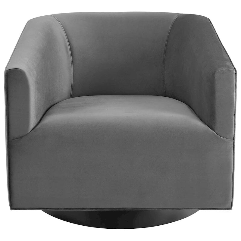 Twist Swivel Performance Velvet Upholstery Chair (Set of 2)