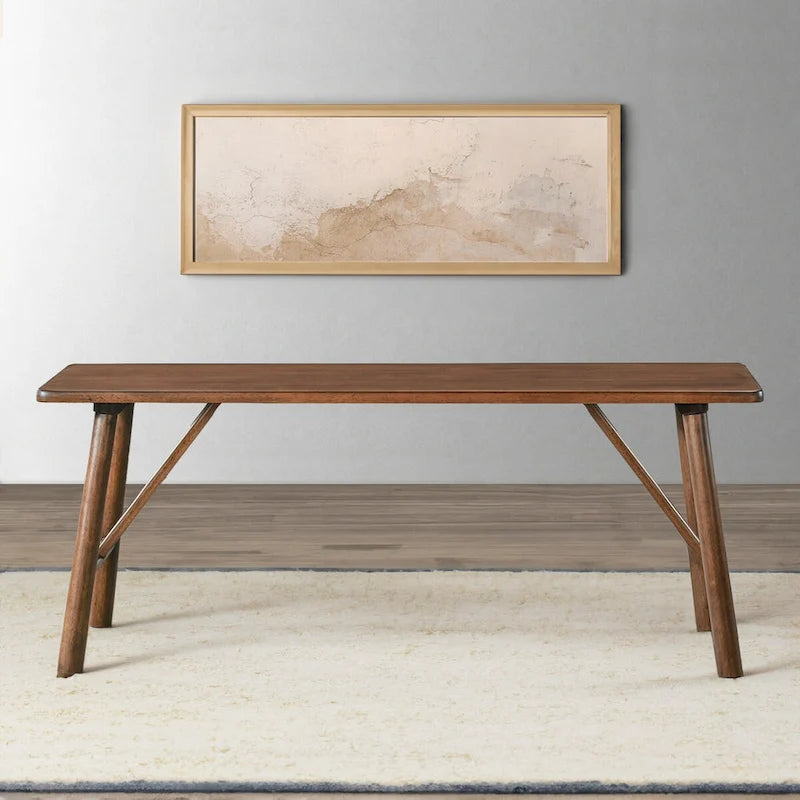 Solid Wood Bench - Walnut, Multi-Person Seating