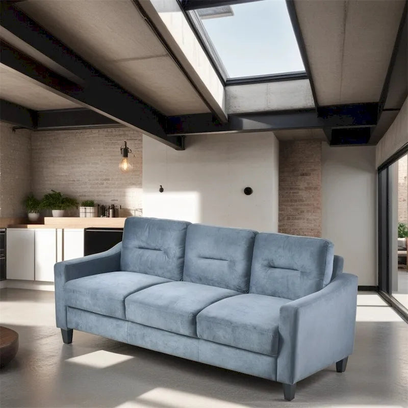 Upholstered Sofa with Wood Frame - Multi-Person