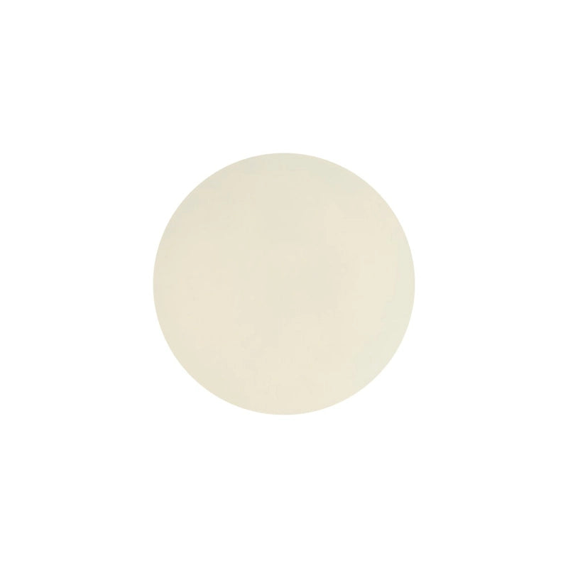 Conical Side Table - White Metal