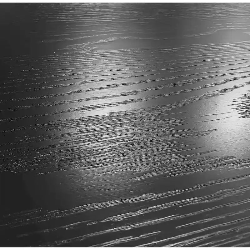 Round Dining Table with Pedestal Base - Ebony/White/Driftwood/Walnut, Seats 6