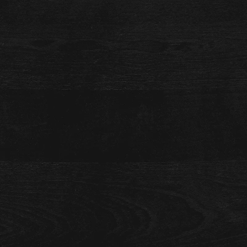 Rattan Dining Chair with Upholstered Seat - Natural/Black