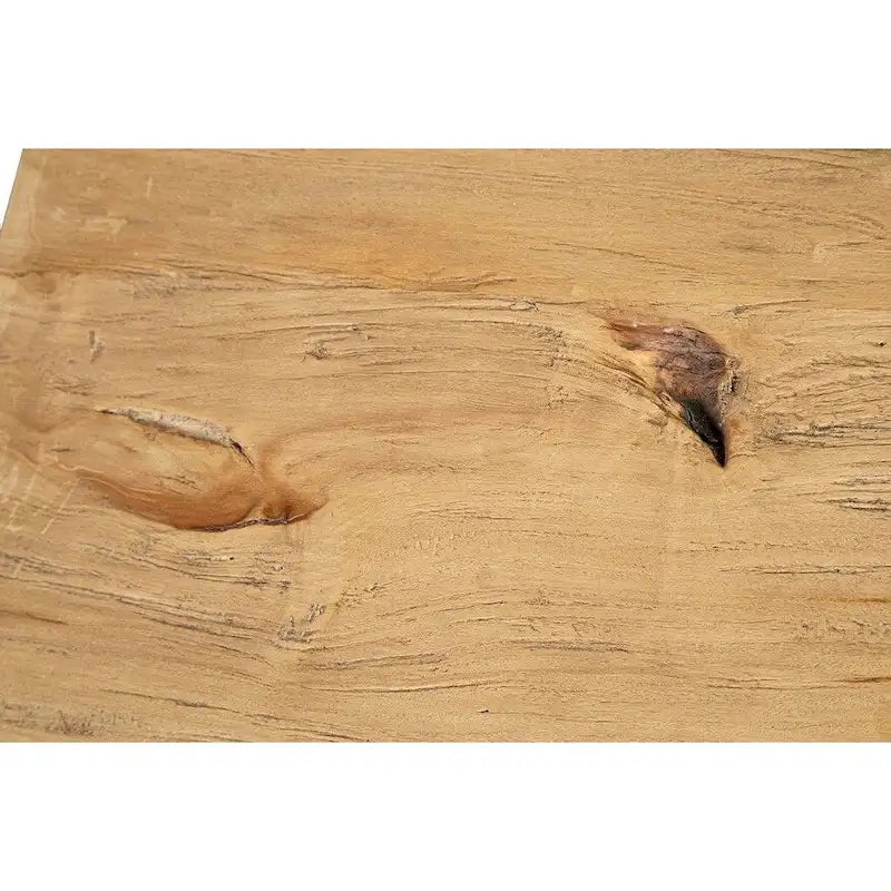 Reclaimed Elm Side Table - Natural Wood