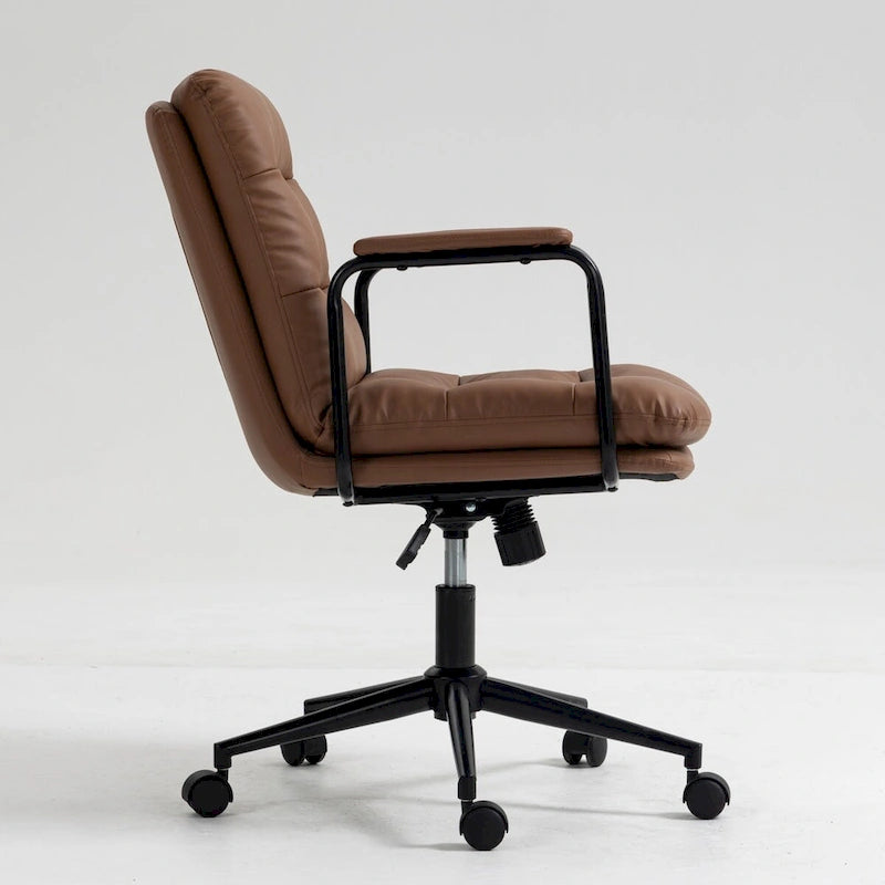 GEITIN Home Office Desk Task Swivel Chair with Padded Armrest