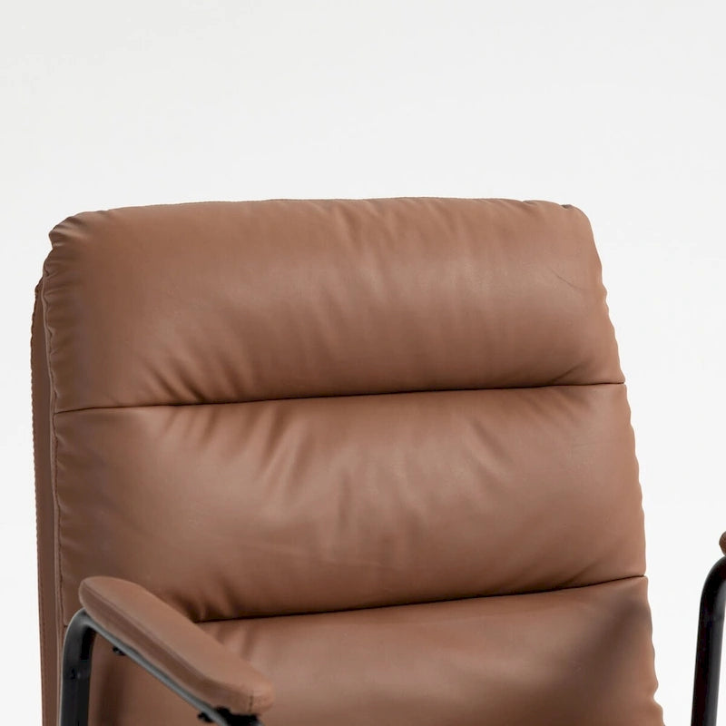 GEITIN Home Office Desk Task Swivel Chair with Padded Armrest