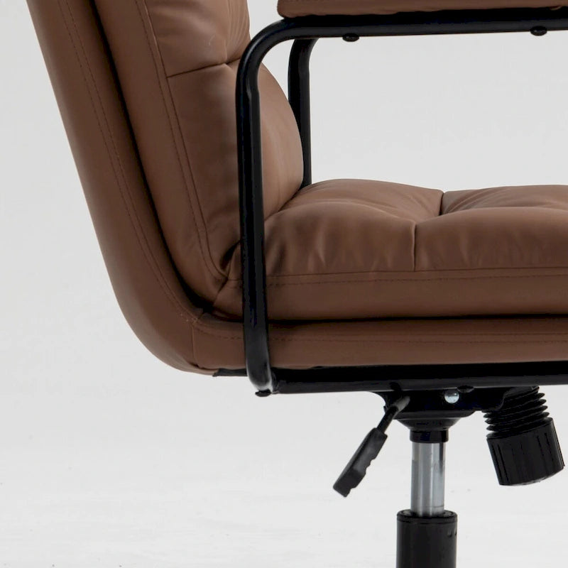 GEITIN Home Office Desk Task Swivel Chair with Padded Armrest