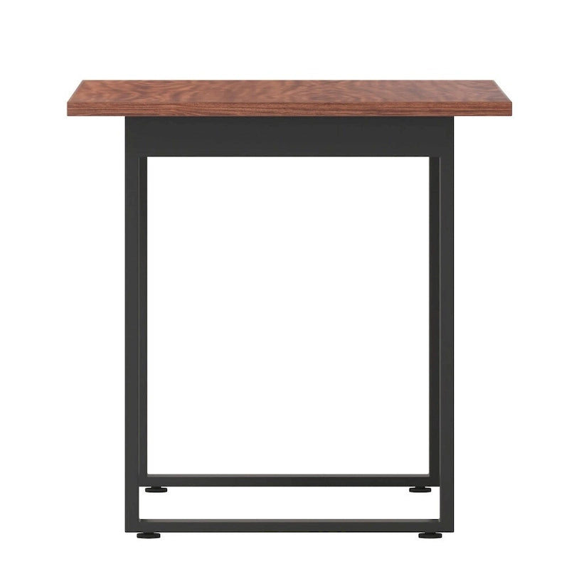 Conference Table with Laminate Top - Gray Oak/Walnut