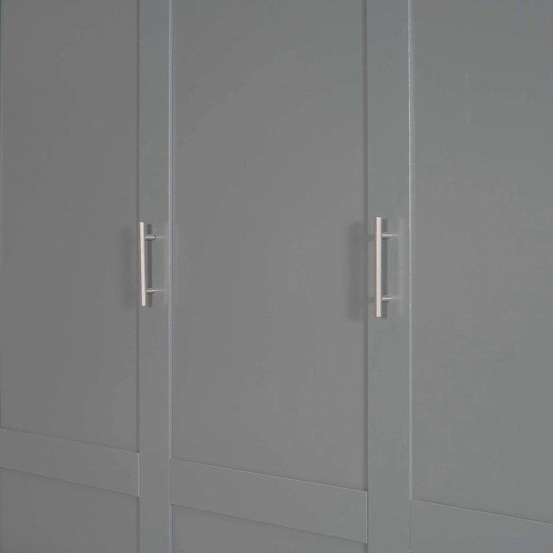 Wall Bed with Sofa - Queen Size (Gray/White)